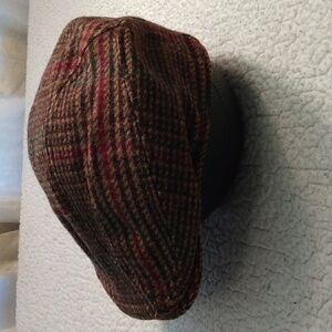 NWOT Vintage United Hatters Wool Blend Tweed Flat Cap S/M